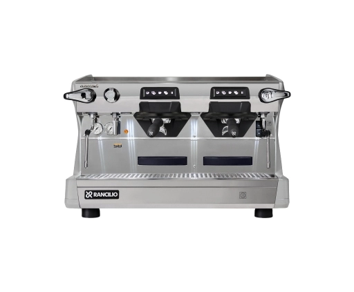 Ekspres do kawy Rancilio Classe 5S 2GR wysoka grupa szary front