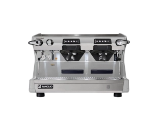 Ekspres do kawy Rancilio Classe 5S 2GR wysoka grupa szary front