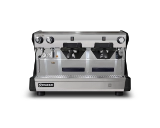 Ekspres do kawy Rancilio Classe 5S 2GR wysoka grupa czarny antracyt front