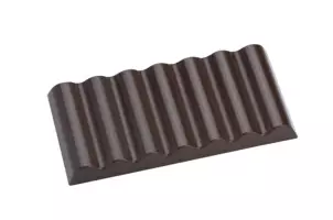 Forma do tabliczki czekolady FALE z poliwęglanu HB-9004-S tabliczka czekolady fale