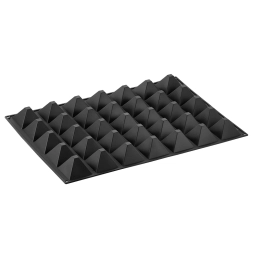 Forma silikonowa PYRAMID 35 wgłębień 600x400 mm PAVOFLEX PX004 czarna forma