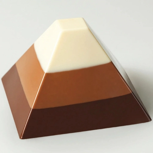 Forma silikonowa PYRAMID 35 wgłębień 600x400 mm PAVOFLEX PX004 gotowa monoporcja