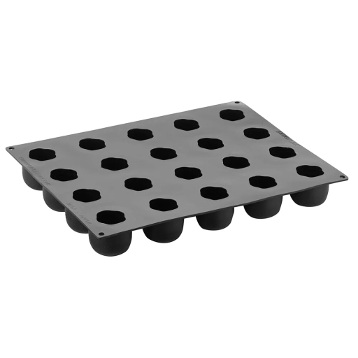 Forma silikonowa do deserów jabłko APPLE 20 wgłębień 400x300 mm PX4330S forma czarna