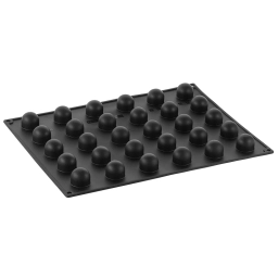 Forma silikonowa do monoporcji kula SPHERE 30 wgłębień 400x300 mm PX4313S czarna forma