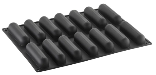 Forma silikonowa do deserów CONFY 14 wgłębień 400x300 mm PX4351S czarna forma