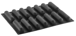 Forma silikonowa do deserów CONFY 14 wgłębień 400x300 mm PX4351S czarna forma