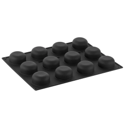 Forma silikonowa do monoporcji PLANET 12 wgłębień 400x300 mm PX4321S czarna forma