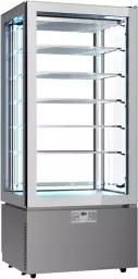 Witryna cukiernicza mronicza 22/-15 °C Luxor Classic KG8G cała witryna cukiernicza szara
