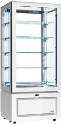 Witryna chłodnicza KP8VSX | +2?°C?/?+10?°C | LUXOR NEW STYLE cała witryna cukiernicza biała