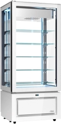 Witryna mroźnicza KD8VSX | –22 °C / +5 °C | drzwi lewe | Luxor New Style cała witryna cukiernicza biała