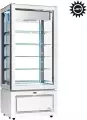 Witryna mroźnicza KD8VTSX | –22 °C / +5 °C | drzwi lewe | Luxor New Style cała witryna cukiernicza biała