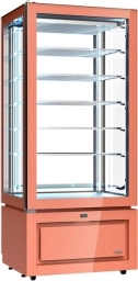 Witryna mroźnicza KG8ESX | –25 °C / –15 °C | drzwi lewe | Luxor New Style cała witryna cukiernicza kolor, półki