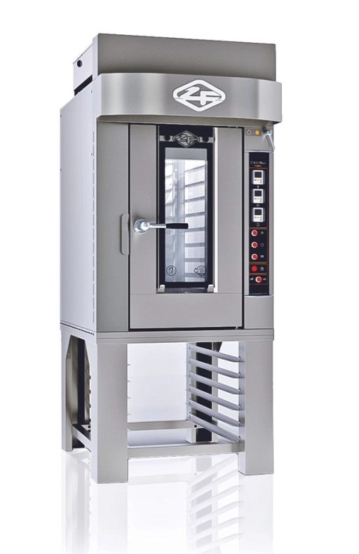 Piec piekarniczy obrotowy MINICOMBO E 40X60 10T z podstawą front