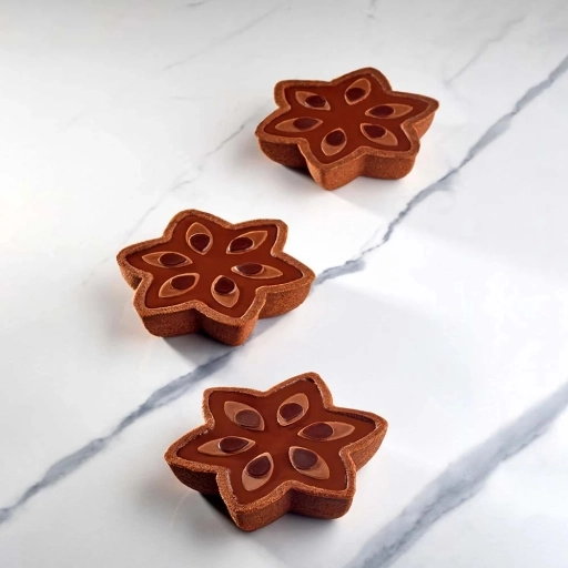Forma do tartaletek do urządzeń COOKMATIC | 9 tartaletek Ø95x20 mm | PIASTRA 119 tartaletki, monoporcje