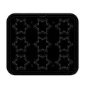 Forma do tartaletek do urządzeń COOKMATIC | 9 tartaletek Ø95x20 mm | PIASTRA 119, kształt i ilość tartaletek