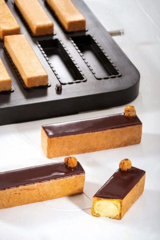 Forma do ciasta parzonego do urządzeń COOKMATIC | 14 wnęk 30x120x30 mm |PIASTRACHOUX03, kształt