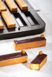 Forma do ciasta parzonego do urządzeń COOKMATIC | 14 wnęk 30x120x30 mm |PIASTRACHOUX03, kształt
