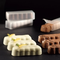 Forma silikonowa do batoników DELICIOUS SNACK | 175x285 mm | 15 wgłębień | DS01 gotowa monoporcja, batoniki