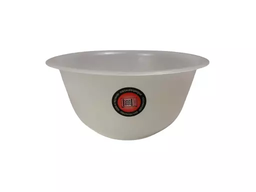 Miska plastikowa okrągła 230 mm | biała | P271 misa kuchenna, miska biała