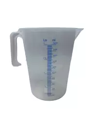 Dzbanek z miarką 2000 ml CL941D, pojemnik z miarką plastikowy, przeźroczysty