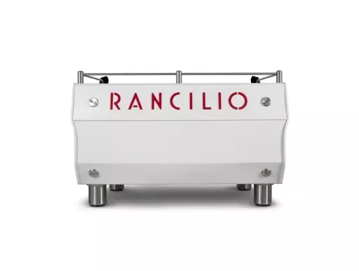 tył ekspresu, czerwony napis Rancilio
