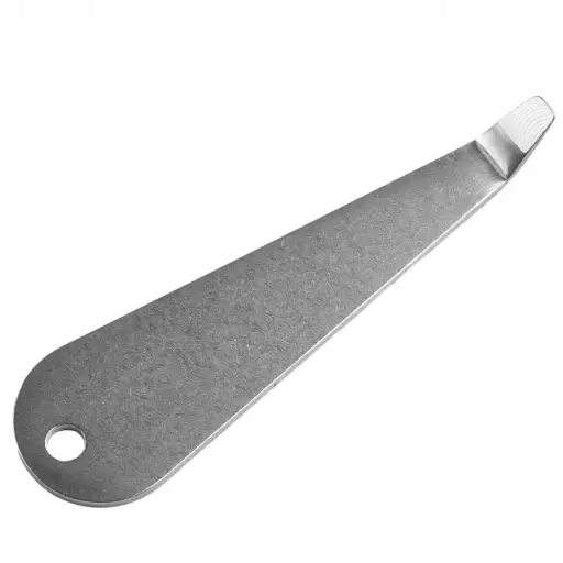 przyrząd do wyciągania sitka, metalowy,srebrny