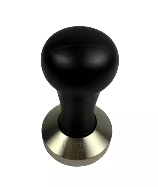 tamper do kawy 58mm czarny drewniany uchwyt