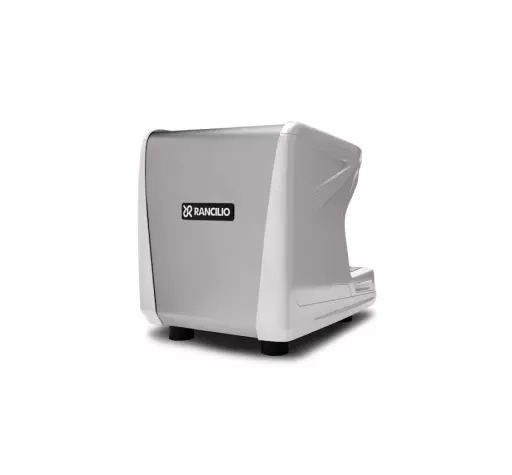 Ekspres do kawy RANCILIO CLASSE 5S 1GR TALL, biały, LED, prawy tył, biały bok