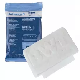 Filtr do wody do ekspresu do kawy BWT BestSave M, biały, materiałowy, niebieskie opakowanie