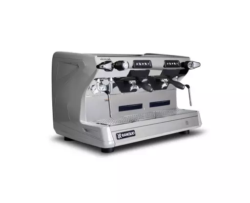 Ekspres do kawy RANCILIO CLASSE 5 USB 2GR TALL, szary, LED, prawy bok, szary