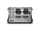 Ekspres do kawy RANCILIO CLASSE 5 USB 2GR TALL, czarny, LED, C-lever, front, 2 kolby, światła led, czarno srebrny, dźwignia C-lever