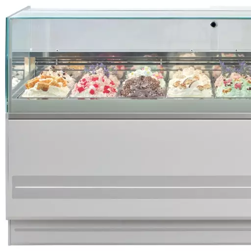 Dystrybutor do lodów COMETA 12 H1220 Ital Proget 12 kuwet przód z lodami