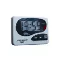 Timer kuchenny z magnesem, minutnik kuchenny, 701059, biały, duże przyciski, na magnes, wyświetlacz LCD, zapinka