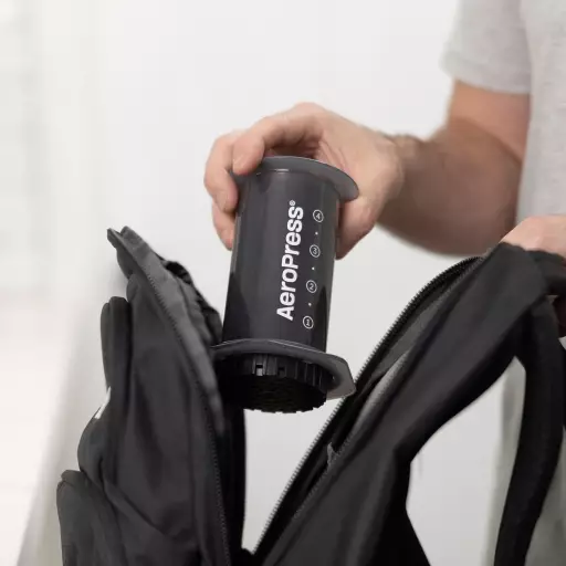 Zaparzacz do kawy AeroPress Original kompaktowy rozmiar, plecak