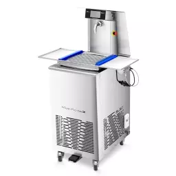 Temperówka do czekolady Pomati SL50, maszyna do temperowania czekolady, pojemność 50 kg, front