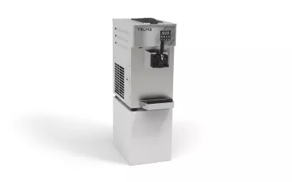 Maszyna do lodów włoskich TELME SOFT T 135 CP, nablatowa, 330 porcji/h, 1 smak, pompa, LCD + Wi-Fi, całe urządzenie