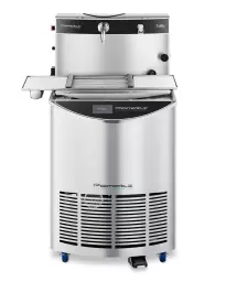 Temperówka do czekolady POMATI T35, maszyna do temperowania czekolady, pojemność 50 kg, front