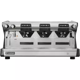 Ekspres do kawy Rancilio Classe 5 USB 3GR wysoka grupa czarny antracyt prawy front