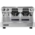 Ekspres do kawy RANCILIO CLASSE 5 USB 2GR TALL, biały, LED, front, 2 kolby, światła led, biały, dwie kolby