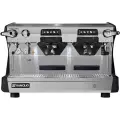 Ekspres do kawy RANCILIO CLASSE 5 USB 2GR TALL, czarny, LED, C-lever, front, 2 kolby, światła led, czarno srebrny, dźwignia C-lever
