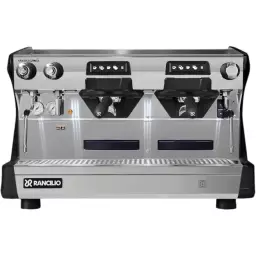 Ekspres do kawy Rancilio Classe 5 USB 2GR wysoka grupa czarny antracyt front