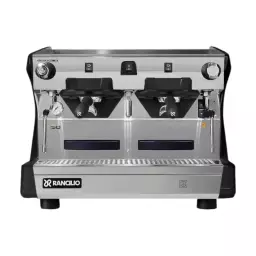 Ekspres do kawy Rancilio Classe 5S TALL 2GRC wysoka grupa czarny antracyt front