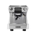 Ekspres do kawy RANCILIO CLASSE 5 USB 1GR, biały, światła LED, front, kolba z uchwytem, biały
