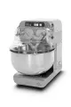 Mikser dwuramienny BERNARDI MISS BAKER PRO XL INOX, miesiarka dwuramienna, 5 prędkości, dzieża 20 l, do 8 kg ciasta, front