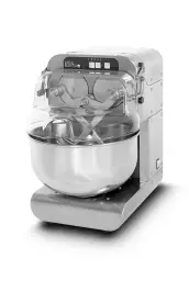 Mikser dwuramienny BERNARDI MISS BAKER PRO INOX, miesiarka dwuramienna, 5 prędkości, dzieża 10 l, do 4,5 kg ciasta, front