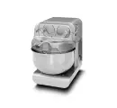 Mikser dwuramienny BERNARDI MISS BAKER CHEF, miesiarka dwuramienna, dzieża 10 l, do 4 kg ciasta, całe urządzenie, front, inox