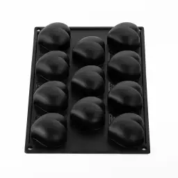 Forma silikonowa do monoporcji PASSION40time, 11 wgłębień, 300x175 mm, PAVOFLEX PX3224, serce