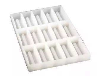 Forma silikonowa do batoników DELICIOUS SNACK | 175x285 mm | 15 wgłębień | DS01 forma do monoporcji, forma do batoników
