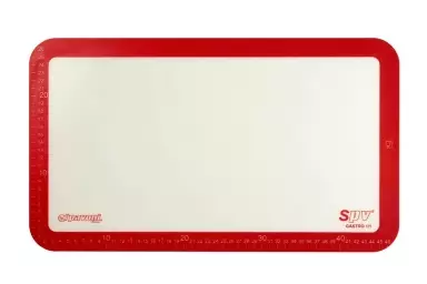 Mata silikonowa gastronomiczna z zaokrąglonymi narożnikami i skalą, GN 1/1, 475×275 mm, SPVGASTRO1/1, cała mata