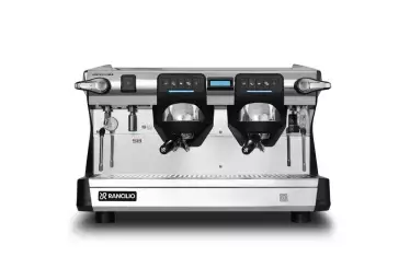 Ekspres do kawy kolbowy RANCILIO Classe 7 USB 2GR, T-Switch, LED, C-LEVER, czarny, front